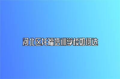 河北区托福培训学校如何选