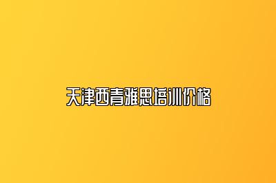 天津西青雅思培训价格